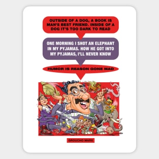 Groucho Marx Sticker